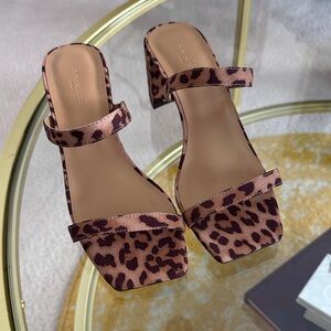 Banana Republic Factory Animal Print Heels
